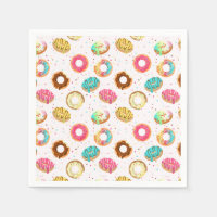 Lekker Donuts Naadloos Patroon