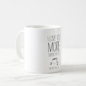 Lekker en grappig.. ik hou meer van je dan koffie koffiemok (Voorkant links)