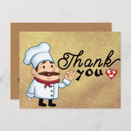 Lekker eten briefkaart (Voorkant / Achterkant)