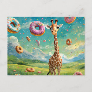 Lekker - ik hou van donuts briefkaart