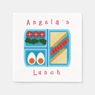 Lekker lunchen in lunchbox servet