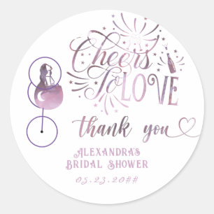 Lekker om van de wijn te houden die elegant Vrijge Ronde Sticker