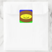 Lekker Vierkante Sticker (Tas)