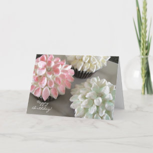 Lekkere Bloem Cupcakes Kaart