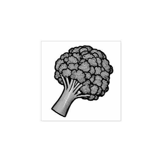 Lekkere Broccoli Rubberstempel (Afrduk)