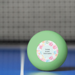 Lekkere Candy Lolly's Whimsical Gelukkige Gedachte Pingpongballen