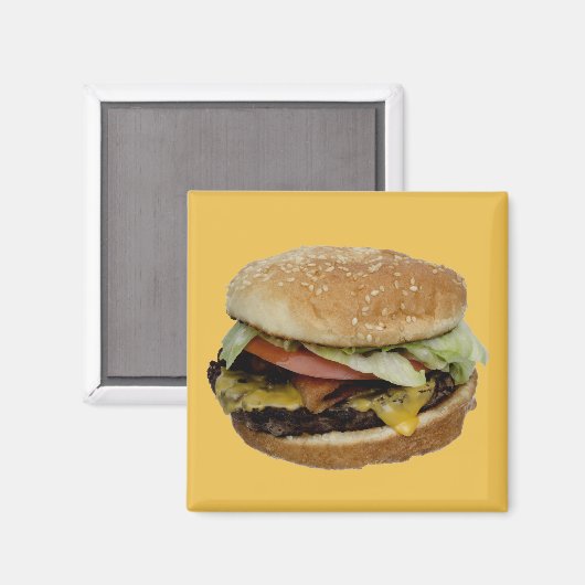 Lekkere Cheeseburger Magneet (Voorkant / Achterkant)