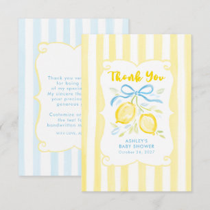 Lekkere Citroenen Cute Jongens Baby Shower Bedankt