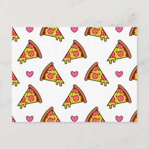 Lekkere Pizzaplakken Patroon Briefkaart