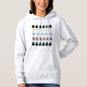Lekkere tekst op maat van smakelijke kerstfeestjes hoodie