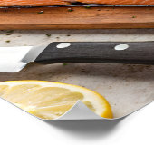 Lekkere zalm steak poster (Hoek)