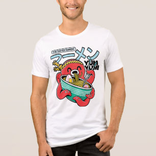 Lekkerste Ramen Octopus – Kawaii Japanse Noedels Tri-Blend Shirt