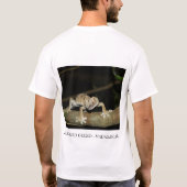 Lekstaartgekko T-shirt (Achterkant)