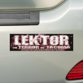 Lektor bumpersticker 2 (Op auto)
