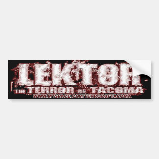 Lektor bumpersticker 2