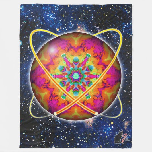 Lektron Orbz Fleece Deken (Voorkant)
