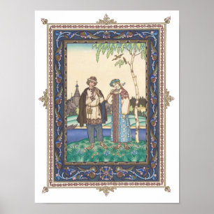 Lel & Snegurochka Poster russe