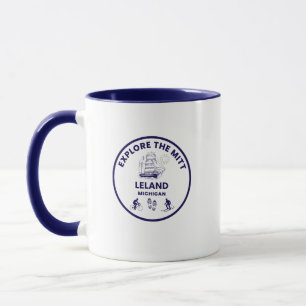 Leland Michigan Café Mug