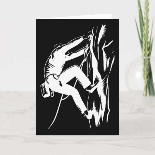 #lele Bergsteiger Mountain Climbing Rock Climber M Kaart (Voorkant)