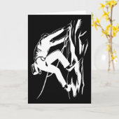 #lele Bergsteiger Mountain Climbing Rock Climber M Kaart (Gele Bloem)