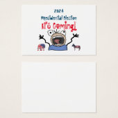 L'élection présidentielle de 2024, c'est à venir ! (Devant & derrière)