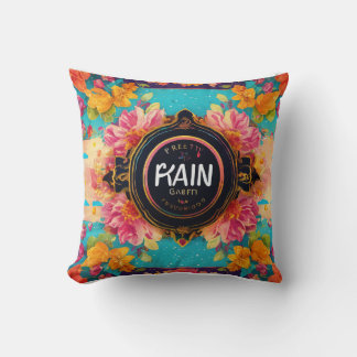 "L'élégance artistique : Coussin d'impression mode