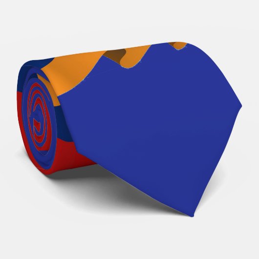 L'élégante Cravate Drapeau (Roulé)