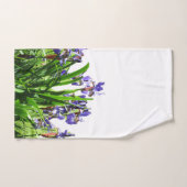 L'ÉLÉGANTE FLEUR D'IRIS (Serviette à main)