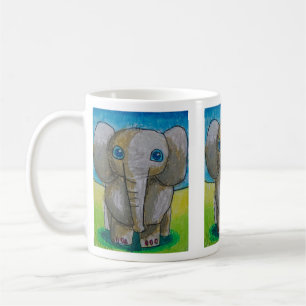 L'éléphant de Dina, tasse de taille normale