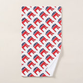 L'éléphant étoile raye le symbole du parti républi (Serviette à main)