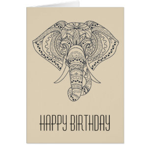 L'éléphant tribal Art animal africain