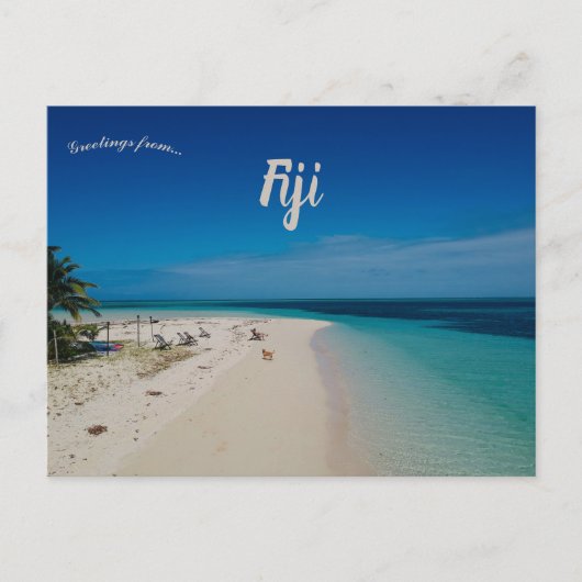 Leleuvia Island Fiji Briefkaart (Voorkant)