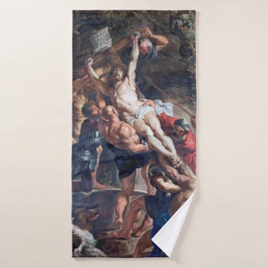 L'élévation de la croix, Rubens (Serviette de bain)