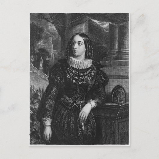 Lelia, illustratie van "Lelia" door George Sand Briefkaart (Voorkant)