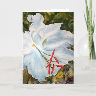 Lelie Bloem, Wenskaart Kaart