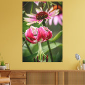 Lelie  canvas afdruk (Insitu (Woonkamer))