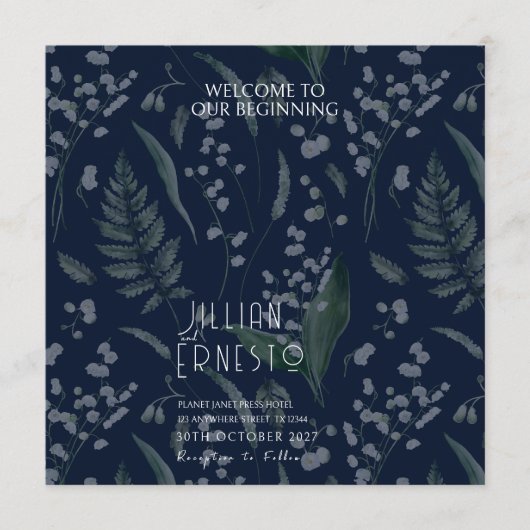 Lelie van dalvarens  || Donkerblauw fotoprogramma Programma (Voorkant)