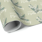 Lelie van de Vallei Bloemen Gelukkige Moederdag Cadeaupapier (Rol Hoek)