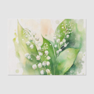 LELIE VAN DE VALLEI bloemendecoupage papier