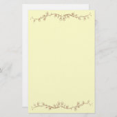 lelie van de vallei briefpapier (Voorkant / Achterkant)