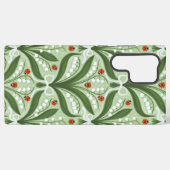 Lelie van de vallei en lieveheersbeestjes symmetri samsung galaxy hoesje (Achterkant horizontaal)