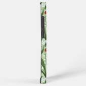 Lelie van de vallei en lieveheersbeestjes symmetri samsung galaxy hoesje (Rechterkant)