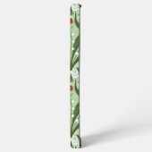 Lelie van de vallei en lieveheersbeestjes symmetri samsung galaxy hoesje (Linkerkant)