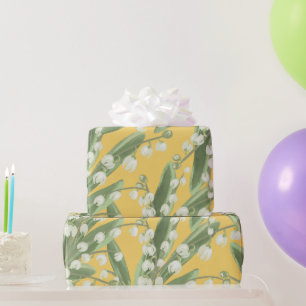 Lelie van de vallei Floral Cadeaupapier