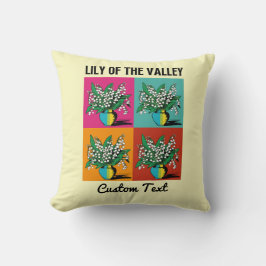 Lelie van de Vallei Mei Geboorte Maand Bloem Kleur Kussen