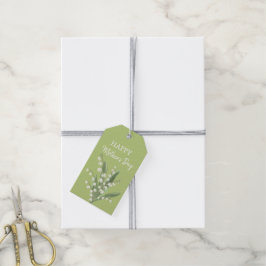 Lelie van de Vallei Moederdag Cadeaulabel