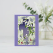 Lelie van de Vallei Paaskruis Feestdagenkaart (Staand voorkant)