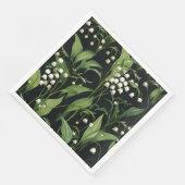 Lelie van de vallei patroon servet (Hoek)
