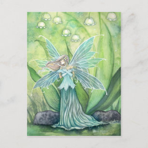 Lelie van de Valley Flower Fairy Briefkaart