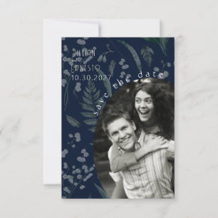 Lelie van het dal met varens Donkerblauw